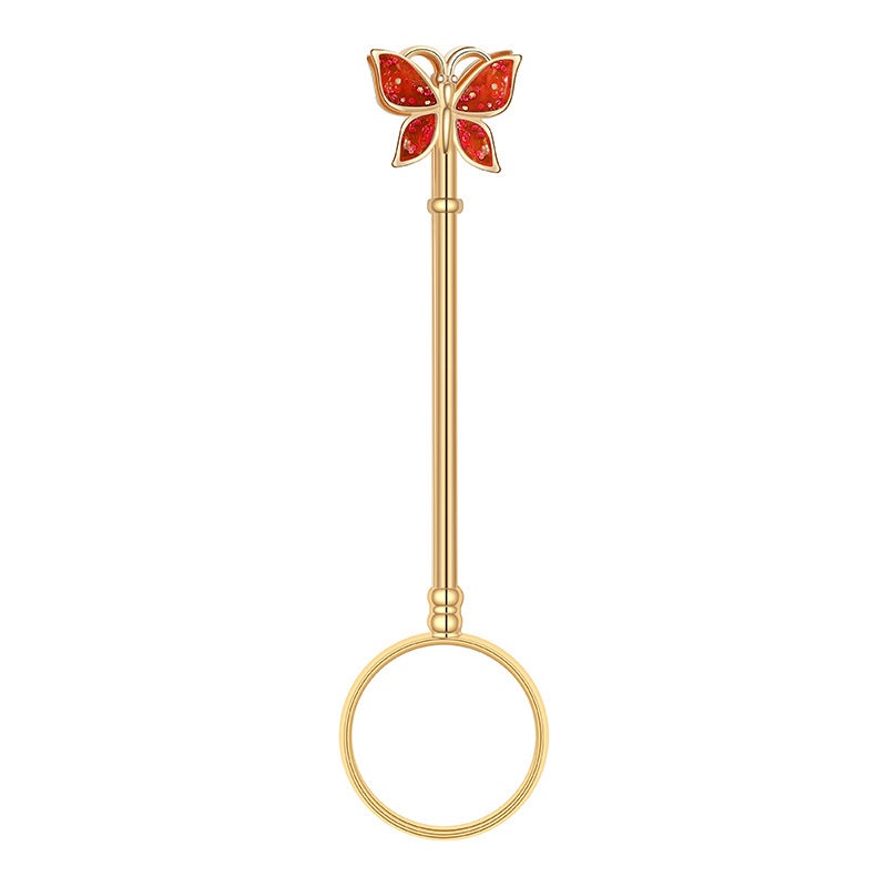 Holder Ring Elegant Butterfly  Finger Holder Ring Lady Smoker Holder Ring Stylish Smoke - Image 1