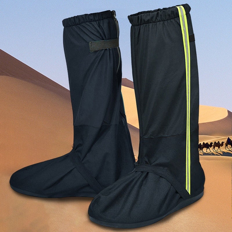 Waterproof Rain Boot Shoes Cover Lightweight Reusable Snow Desert Leg Gaiters with Reflector for Gardening Outdoor Sports - Image 1