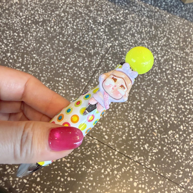 Cute Cartoon Kids Retractable Ballpoint Pen - Image 3