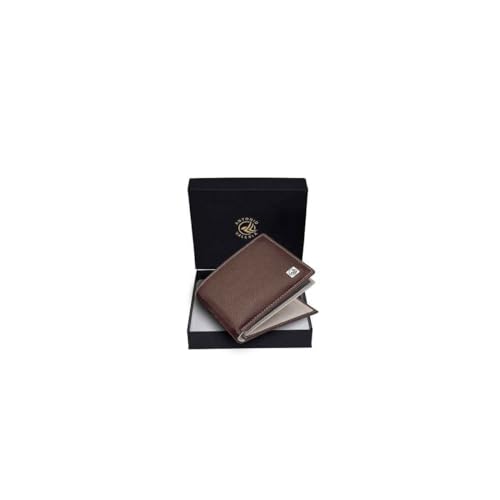 ANTONIO VALERIA Noah Brown/Sand Leather Wallet for Men - Image 1