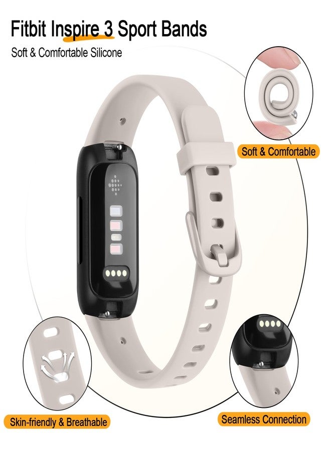 اي كي سوار AK متوافق مع سوار Fitbit Inspire 3 للرجال والنساء، أساور رياضية بديلة قابلة للتعديل لجهاز تتبع اللياقة البدنية Fitbit Inspire 3 (بإضاءة النجوم) - Image 4