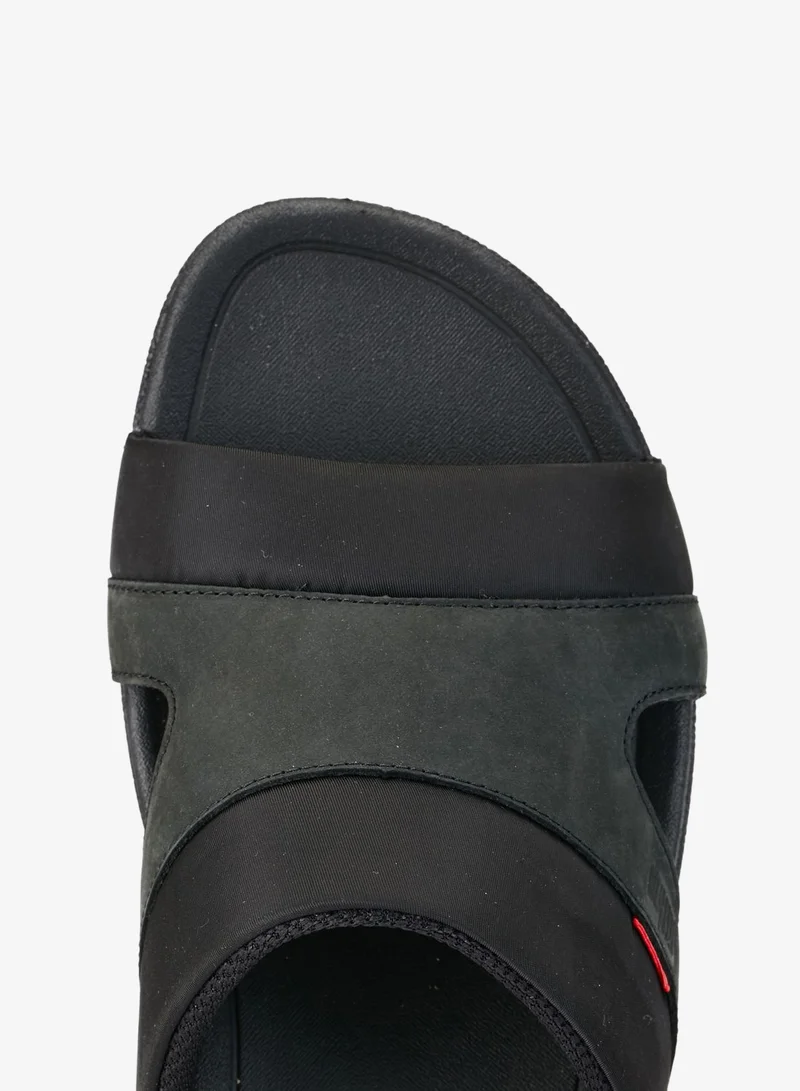 FitFlop black Freeway III Casual Slides for Men | Best Price UAE