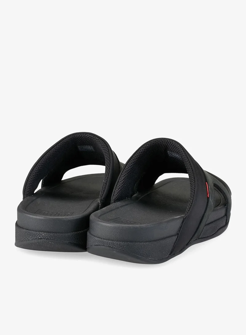 FitFlop black Freeway III Casual Slides for Men | Best Price UAE