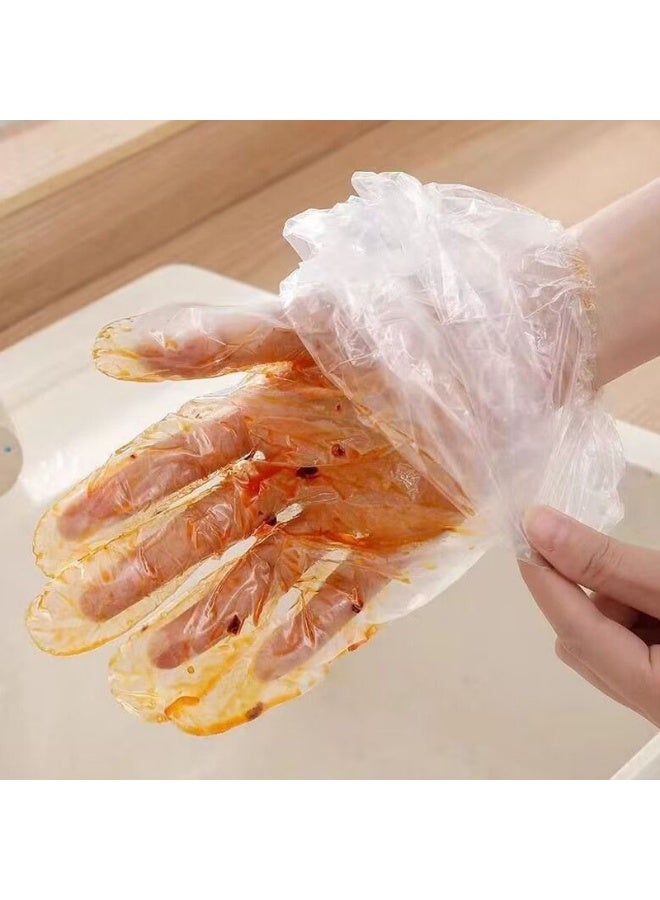 50 pcs Disposable Long Arm Gloves with Elastic Cuff for Kitchen Dishwashing And Food Handling Gloves - Image 3
