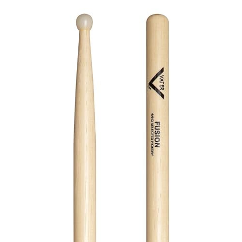 Vater Fusion Nylon Tip Hickory Drumsticks, Pair - Image 2