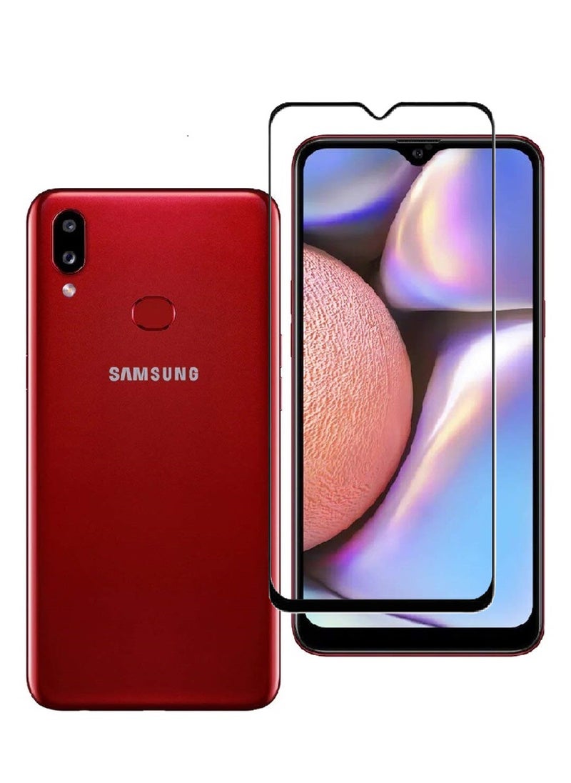 AINA Tempered Glass Screen Protector 5D Designed For Samsung Galaxy A10s Full Glue Edge to Edge Full Screen Coverage And Bubble Free - Image 1