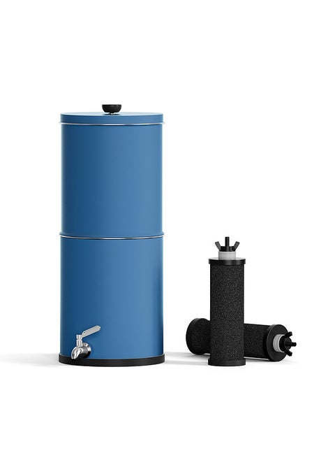 2.25 Gallon Gravity Water Filter System Stainless Steel Countertop Water Filter System Water Purifier