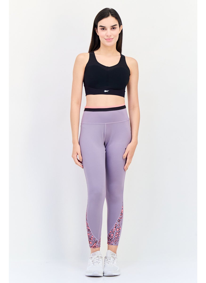 Reebok Women Brand Logo Padded Sports Bra, Black  - Image 4