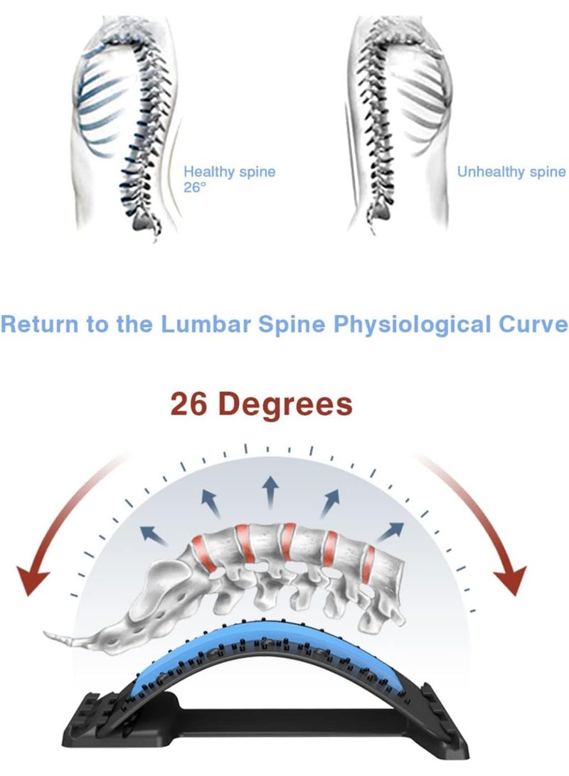 جهاز شد الظهر، جهاز لتخفيف آلام أسفل الظهر، جهاز تدليك متعدد المستويات للظهر، لتخفيف آلام الانزلاق الغضروفي، عرق النسا، الجنف، دعم شد أسفل وأعلى الظهر - Image 4