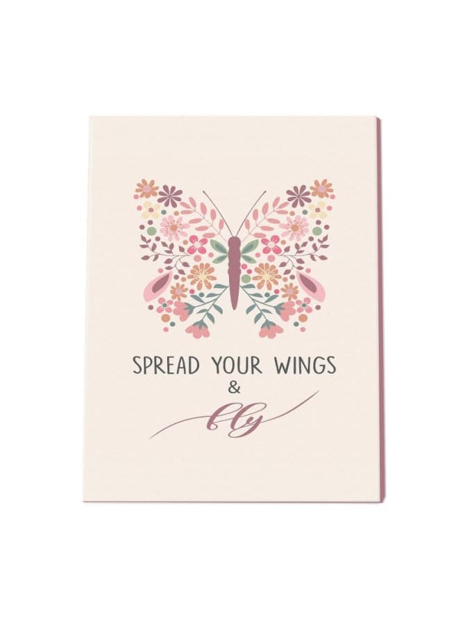 Canvas Wall Art, Abstract Framed Portrait of Spread Your Wings and Fly 120x80cm