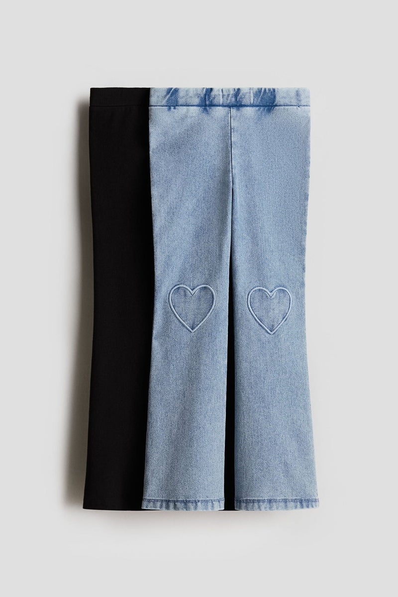 H&M 2-Pack Flared Jeggings - Image 1
