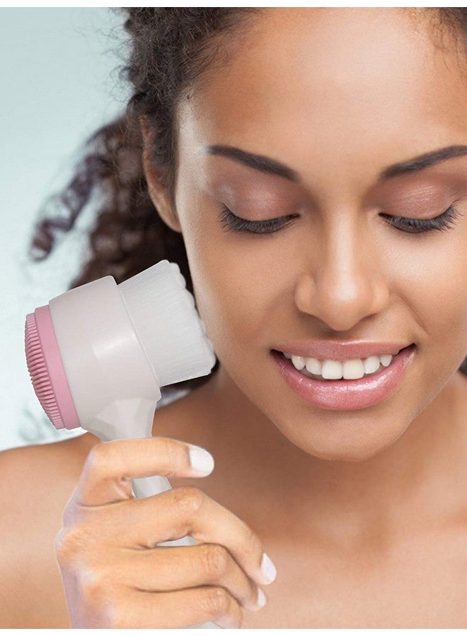 Vinayakart 2-in-1 Double Sided Silicone Facial Brush with Soft Bristles for Cleansing and Exfoliating Scrubber Brush - Image 2