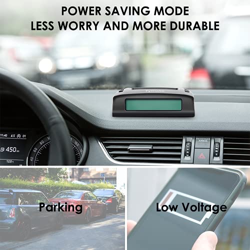Tymate RV Tire Pressure Monitoring System - M7-3 TPMS Tire Pressure Monitor System(0-87 PSI) with Solar Charger, RV TPMS with 4 sensors & 5 Alarm Modes, LCD Display, Auto Sleep Mode, Easy to Install - Image 5