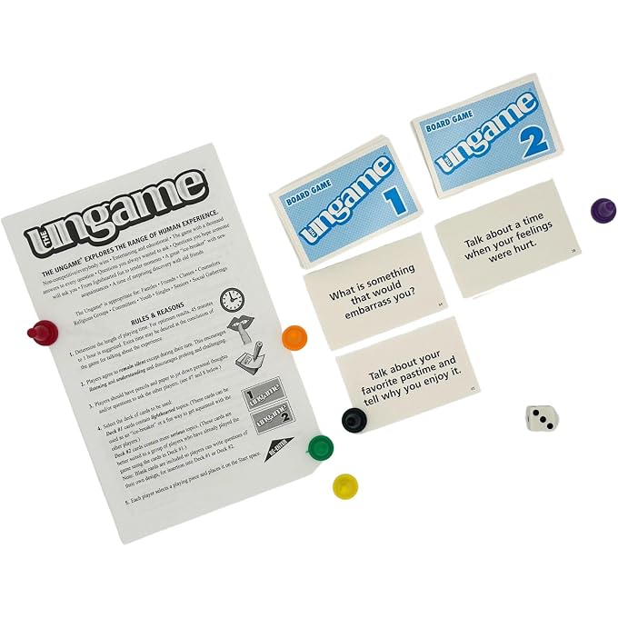 TaliCor The Ungame - Non-competitive Communication Game  Encourages Emotional Connection, Communication, and Listening  For Families, Couples, and Groups  Great for Therapists, Teachers, and Counselors - Image 3