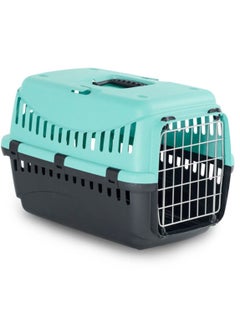 Bergamo Transportino Gipsy Metal Door For Dog Cages Blue 58x38x38Cm Large 