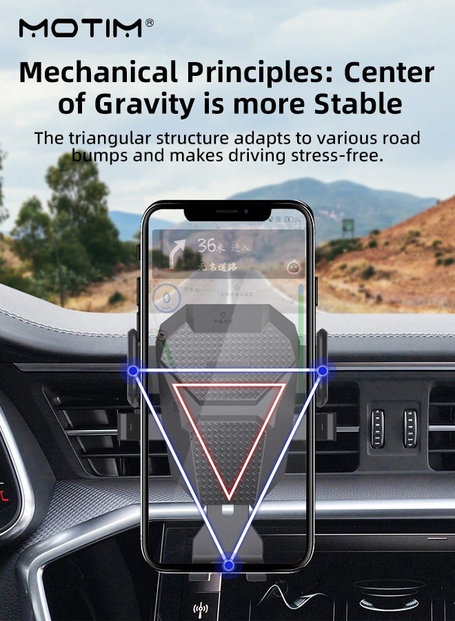 Motim 1 Pcs Gravity Car Phone Holder for Car Air Vent  Dashboard And 1 Pcs Long Arm Car Phone Holder Suction Cup Universal Mobile Holder - Image 4