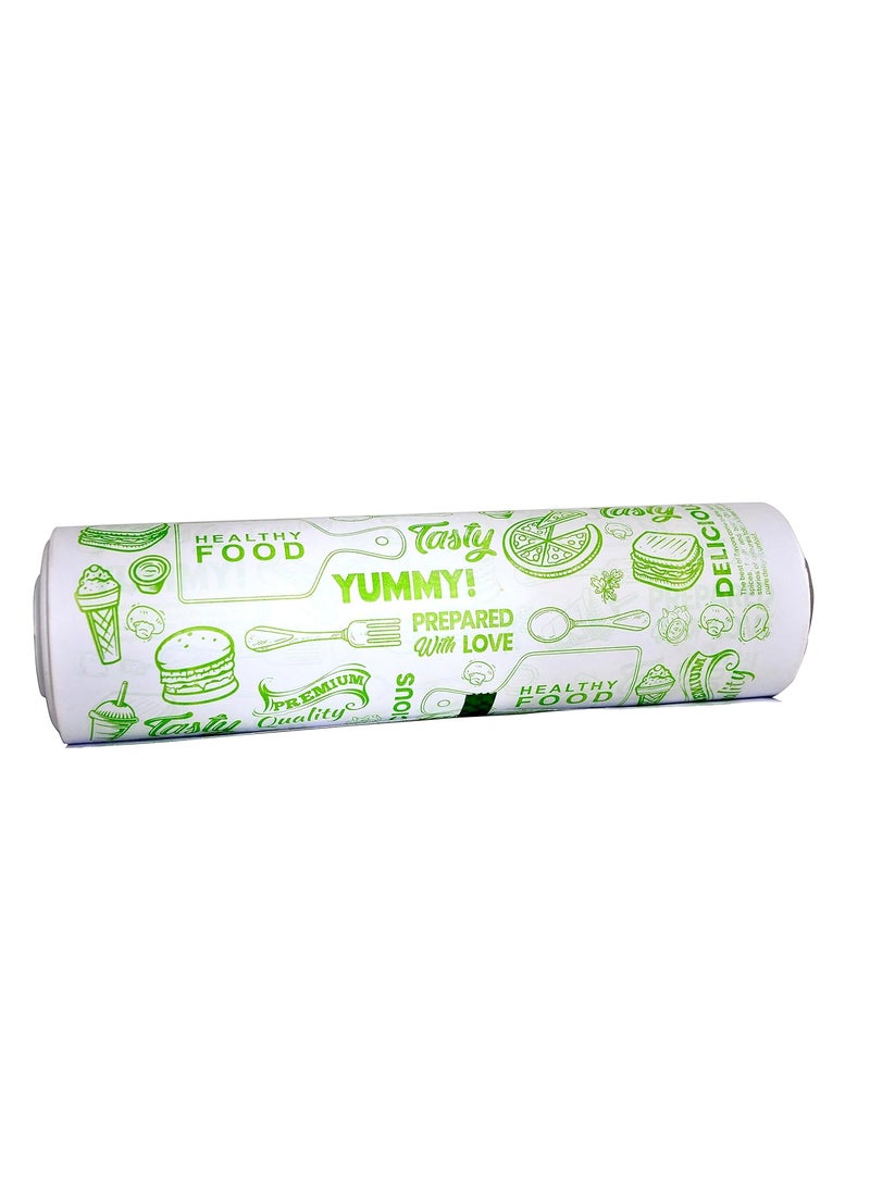 Kemiv - Kemiv 1Kg Food Wrapping Paper Roll Premium NonStick Butter Wrapping Paper Food Wrapping Paper ReHeatable Non Stick Paper Oven Safe Parchment Paper Standard - Image 1
