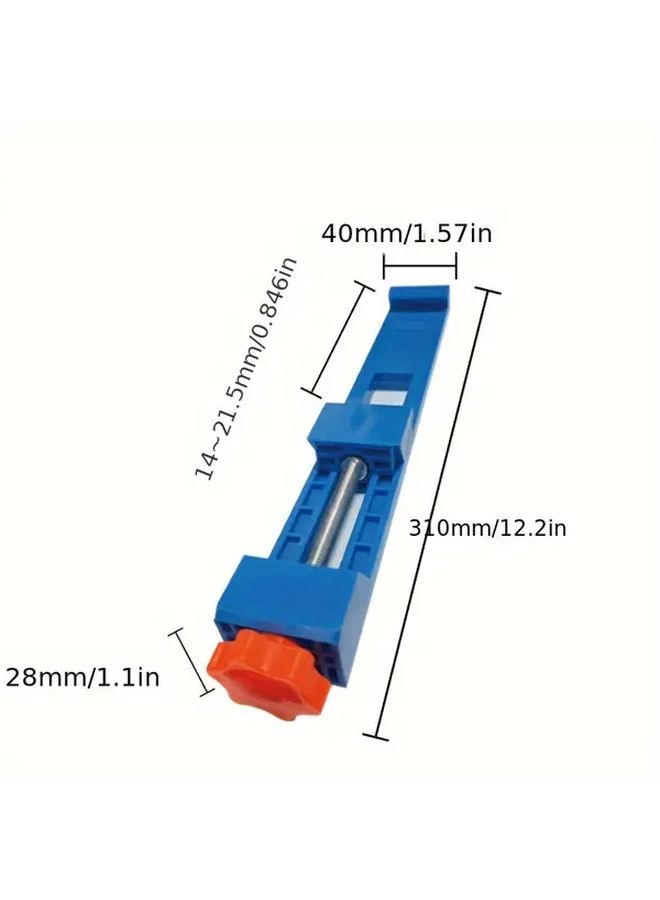 Blue Adjustable Router Jig Precision Woodworking Guide For Circular Saw Cutter - Image 2