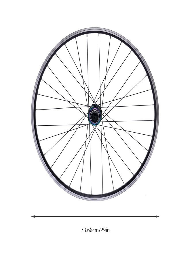 TBVECHI Mountain Bike Wheelset 29 Inch, Quick Release Front Rear Wheels Bike Wheels, High Strength Aluminum Alloy Rim Disc Brake Wheelset, Fit 7-12 Speed Cassette, Colorful Hub - Image 4