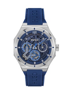 HUGO BOSS HUGO BOSS ROUND ANALOG MEN'S BLUE CASE WATCH - 1530375  - Image 3