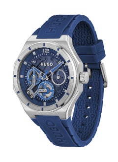 HUGO BOSS HUGO BOSS ROUND ANALOG MEN'S BLUE CASE WATCH - 1530375  - Image 1