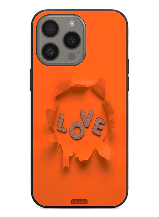 Tolwak Apple iPhone 15 Pro Protective Case Cover Love - Image 2
