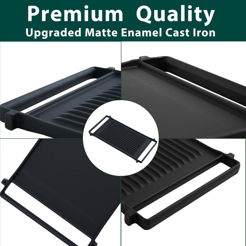 Anniparts WB31X24998 WB31X24738 Stove Griddle Replacement Parts for GE Gas Stove Griddle Plate JXGRILL1 Reversible Cast Iron Griddle Pan Gas Cooktop JGS760SPSS JGBS66REK4SS GE Appliance Accessories 1 Pack - Image 3