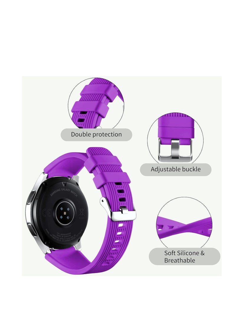 Silicone Buckle Bands 20MM Strap For Samsung Gear Sport/Watch 4/Watch 5/Watch 5 Pro/S2 classic/active 2 40mm 44mm/Amazfit GTS 3/4/4 Mini/Bip 3/Pro/GTS 2 mini/GTS 2e/Bip U - Image 2