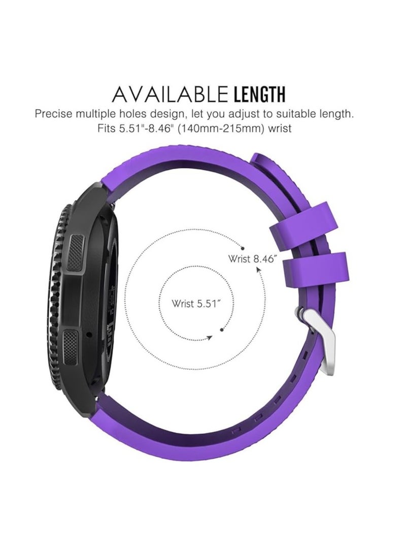 Silicone Buckle Bands 20MM Strap For Samsung Gear Sport/Watch 4/Watch 5/Watch 5 Pro/S2 classic/active 2 40mm 44mm/Amazfit GTS 3/4/4 Mini/Bip 3/Pro/GTS 2 mini/GTS 2e/Bip U - Image 3