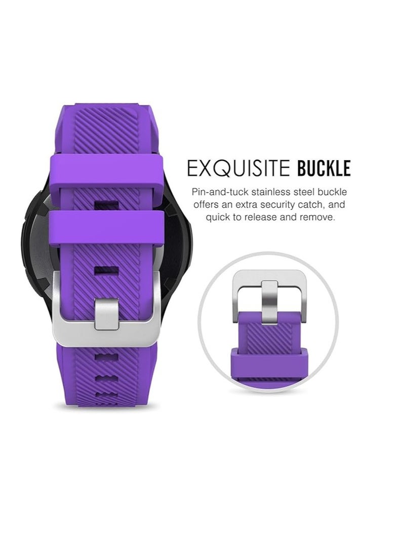 Silicone Buckle Bands 20MM Strap For Samsung Gear Sport/Watch 4/Watch 5/Watch 5 Pro/S2 classic/active 2 40mm 44mm/Amazfit GTS 3/4/4 Mini/Bip 3/Pro/GTS 2 mini/GTS 2e/Bip U - Image 5