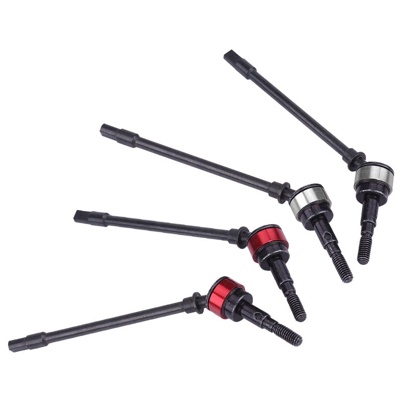 4 Pcs Remote Control Model Accessory Parts Hard Steel Front Axle Drive Shaft for SCX10 RC Car - Image 4