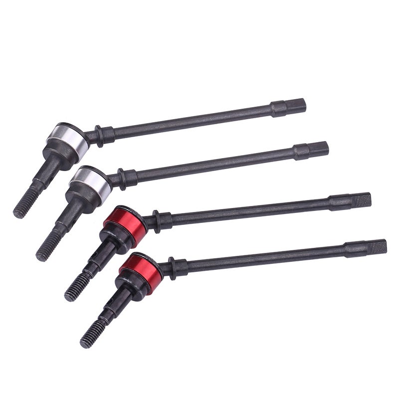 4 Pcs Remote Control Model Accessory Parts Hard Steel Front Axle Drive Shaft for SCX10 RC Car - Image 1