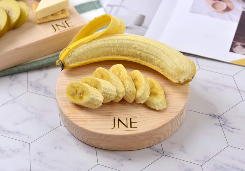 JNE Hinoki Cypress Wood Cutting Board, Cheese Board, Chopping Board, Serving Board for Wine, Crackers, Fruit. Housewarming, Wedding, Birthday gift. Trivet (Square-7x1.2) - Image 5