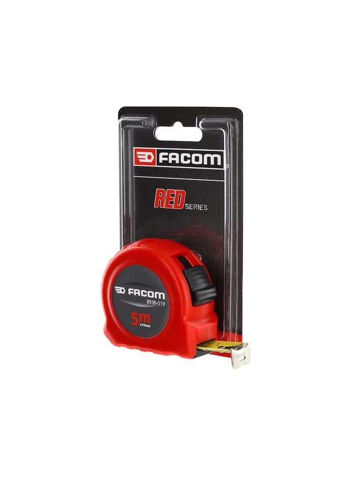 Metric Short Tape 5m x 19mm, RED Series