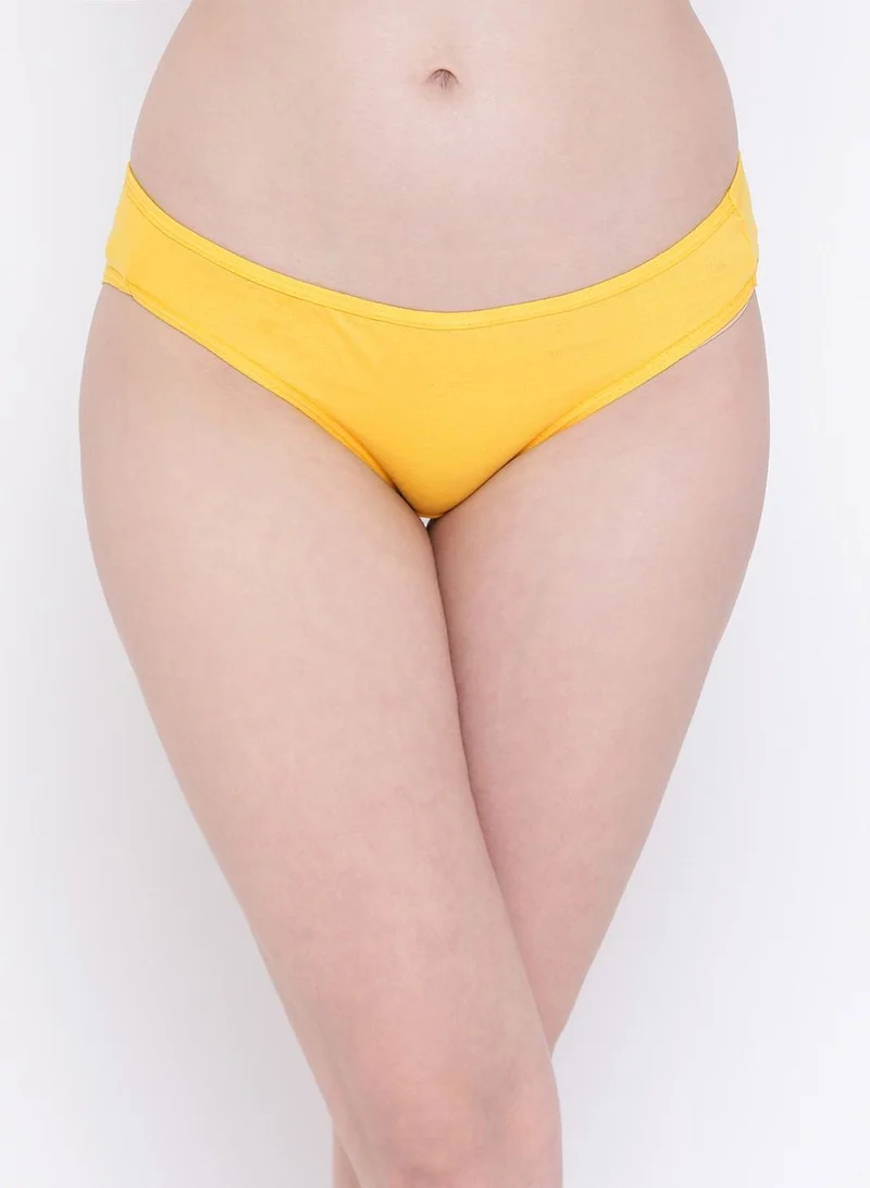 كلوفيا Clovia Pack of 3 Low Waist Bikini Panties - Cotton