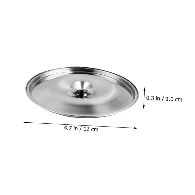 4pcs Stainless Steel Jar Lids Replacement for Cooking Oil and Seasoning Pots - Image 3