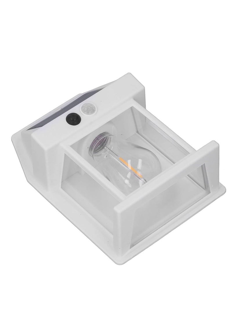 Solar Tungsten Wall Light, High Temperature Resistant 3 Modes Exterior Lighting Fixtures ABS Easy to Install with Screws for Yards - Image 4