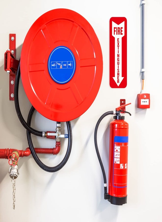 LEIFIDE Fire Extinguisher Holder for 5-40 lb Fire Extinguisher Wall Mount with Screws, Gaskets, Self Adhesive Safety Sticker Sign Wall Hook Universal(4 Pcs) - Image 5