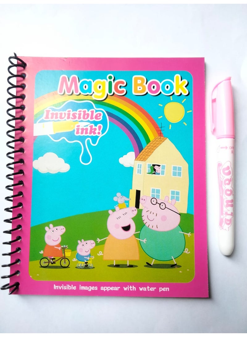 Magic Water Coloring Book for Girls: Educational and Fun Drawings, Mess-Free and Smudge-Free Coloring Book - Image 1