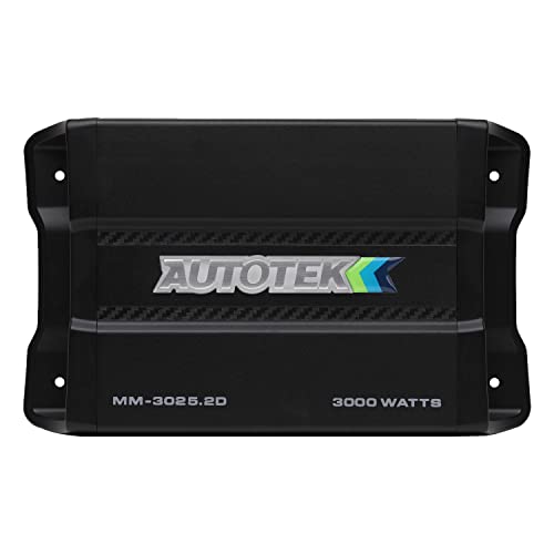 Autotek MM-3025.2D Mean Machine 3000 Watt Amplifier, Compact Bridgeable, 2 Channel Amplifier - Image 2