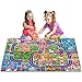 Oriate Kids Dream Mat Girls Toy Car Playmat Princess Castle Girl Pink Kids Play mat ParentKid Interaction Pretend Game for Playroom Bedroom Floor Ideal Girl Toys Play and Learn - Image 2