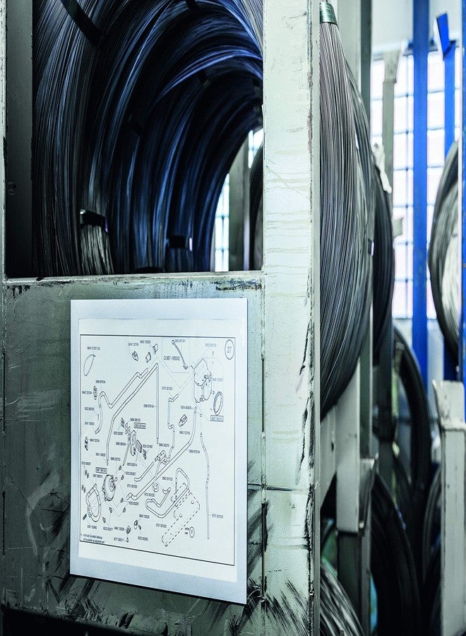 Durable Duraframe Plus Document Magnetic Sign Holder in Letter-Size 8.5" x 11" Inches - Silver Frame - Pack of 2 - Image 4