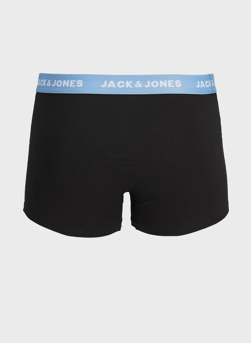 JACK & JONES 2 Pack Logo Trunks & Socks