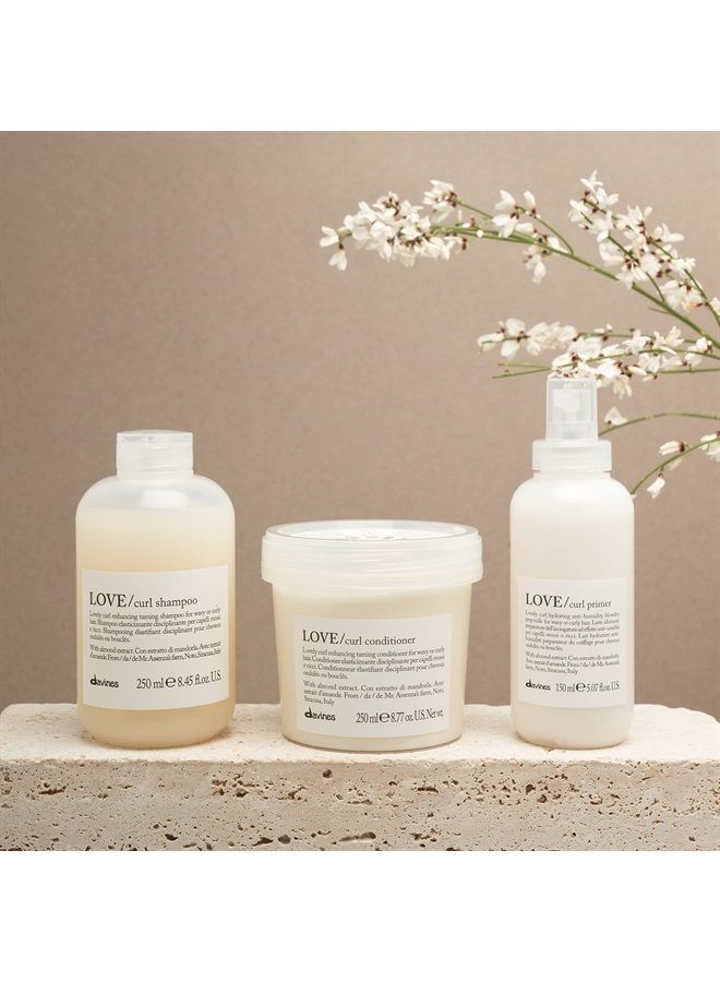 Davines Love Curl Primer, Anti-Humidity Blow-dry Prep Solution for Wavy And Curly Hair, Moisturizing Heat Protection, 5.07 Fl. Oz. - Image 2