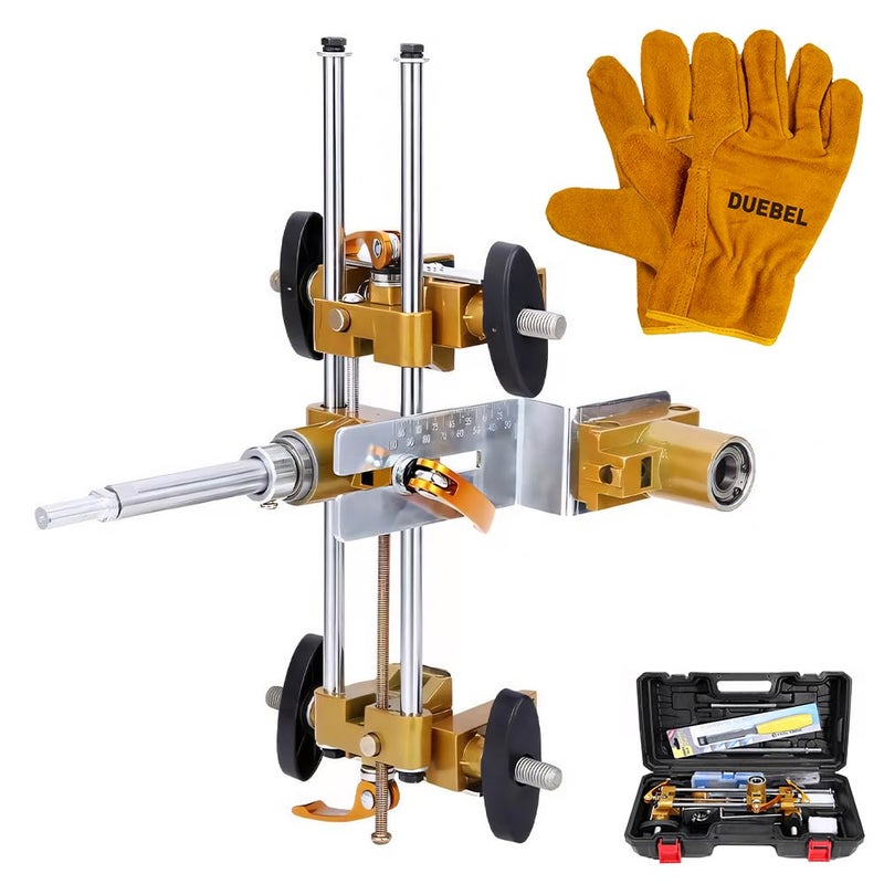 DUEBEL DUEBEL Door Lock Hole Opener Kit for Installing Doors Lock Mortiser Kit for Wooden Door Lock Jig Mortising Machine Door Lock Installation Kit Jig Mortise Machine Door Hinge Jig Mortise Jig Kit  - Image 1