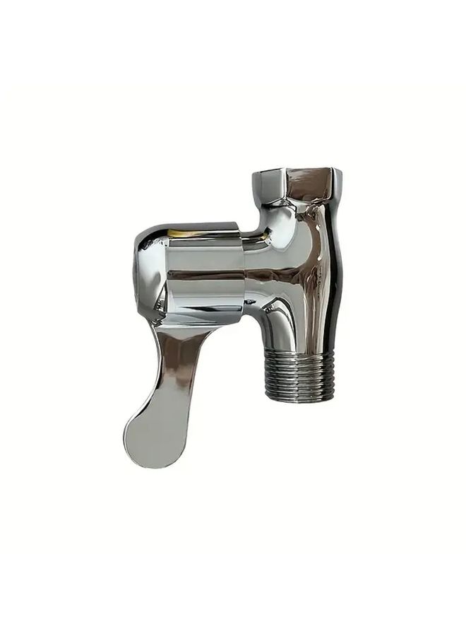 Heavy Duty Chrome Angle Valve 1pc Quick Shut Lever For Water Air Hydraulic Systems - Image 5