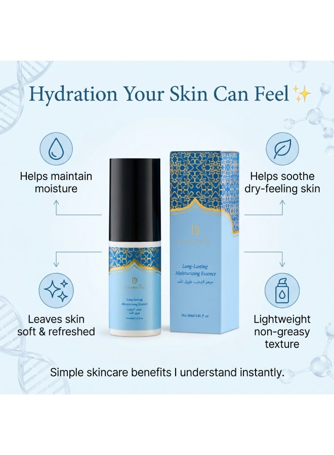 BLOOMING DAY Hydra Soft Essence 30ml – Lightweight Hydrating Facial Essence with Ectoin & Hyaluronic Acid for Soft & Smooth Skin - Image 2