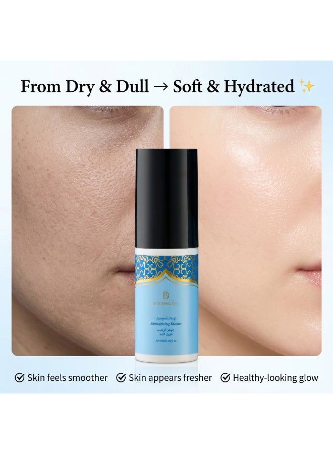 BLOOMING DAY Hydra Soft Essence 30ml – Lightweight Hydrating Facial Essence with Ectoin & Hyaluronic Acid for Soft & Smooth Skin - Image 5