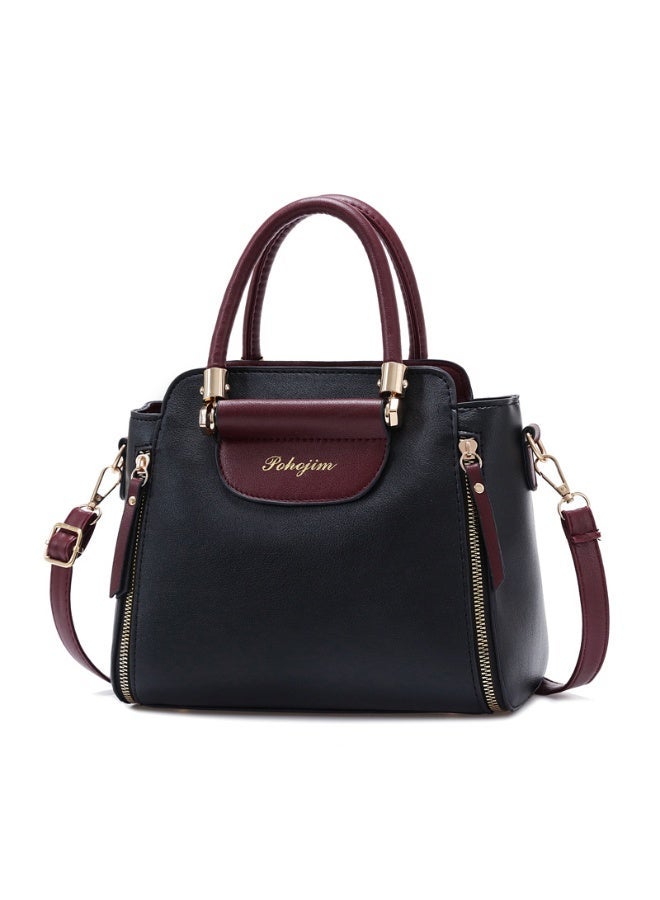 pohojim Women's Versatile Contrast Color Crossbody Bag, Ladies Large Capacity Shoulder Bag Handbag Tote Bags Clutch Bag, Fashion Daily Commuting Sling Bag Side Bag for Girls College Students - Image 1