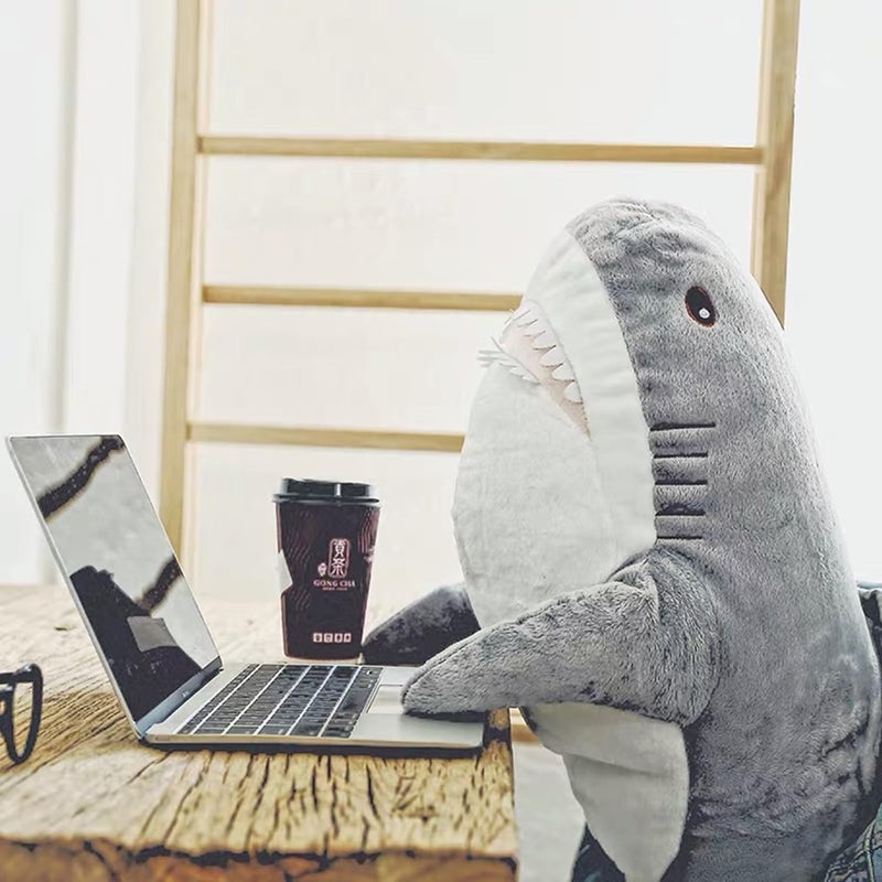 Ryttir XXL Giant Shark Stuffed Animal Chubbier Shark Pillow Plush Body Pillow Perfect Christmas Stress Relief Gift for Kids  Women - Image 3